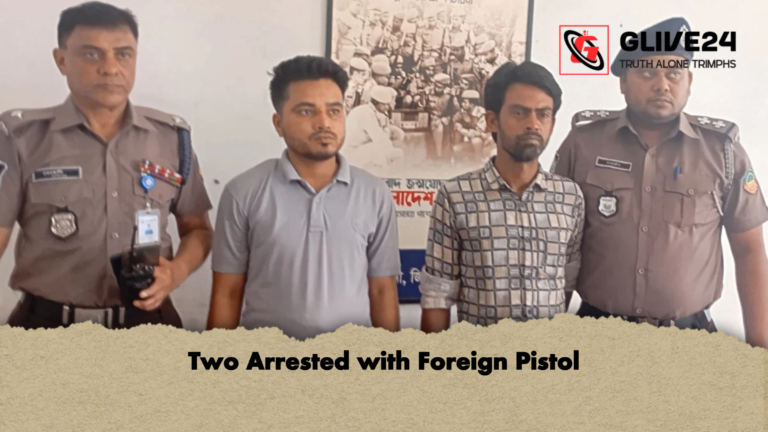 Two Arrested with Foreign Pistol Two Arrested with Foreign Pistol