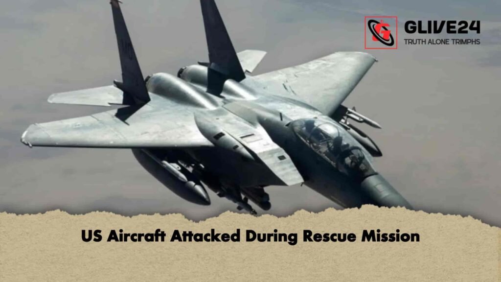 US Aircraft Attacked During Rescue Mission