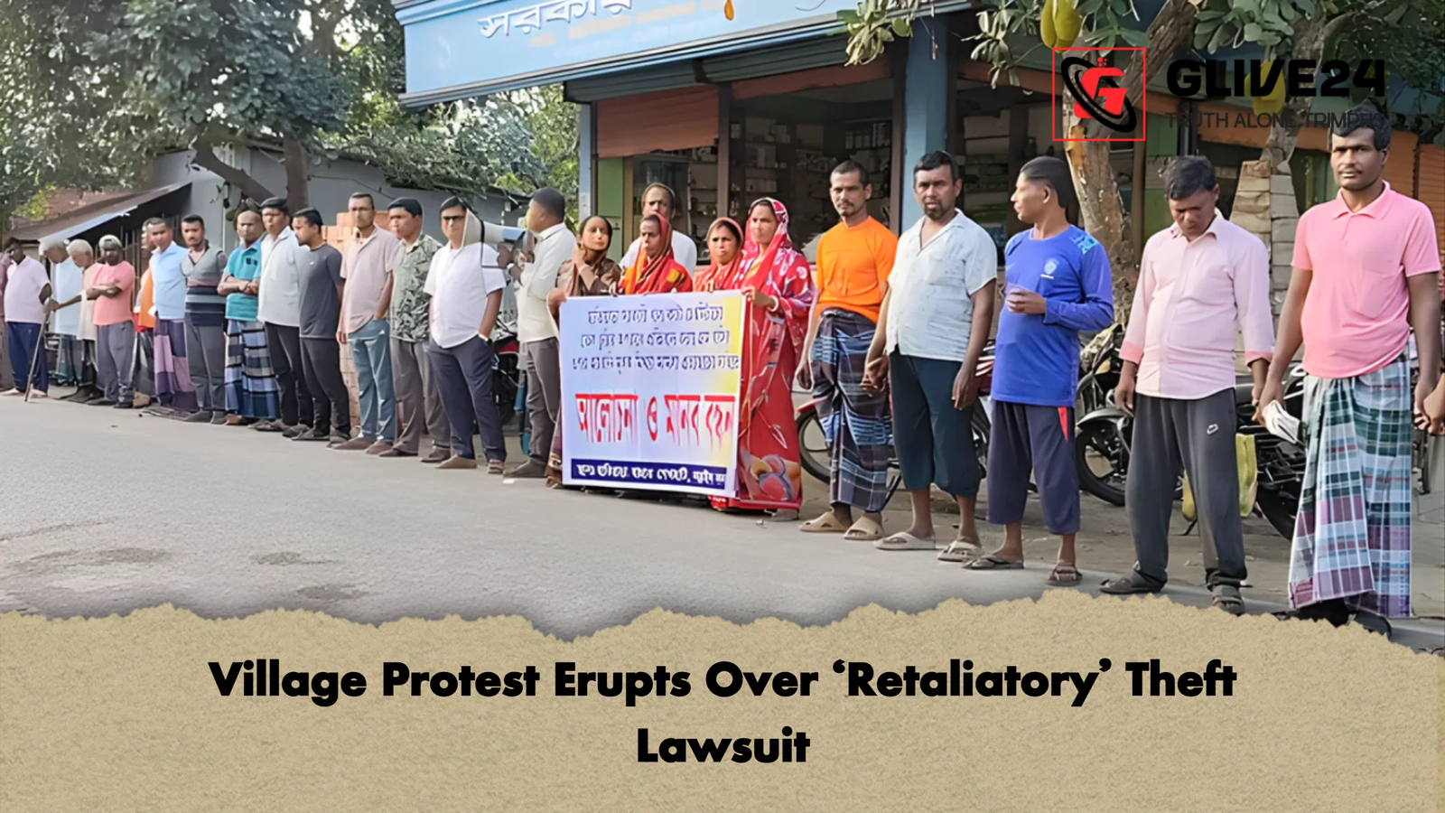Village Protest Erupts Over ‘Retaliatory Theft Lawsuit Village Protest Erupts Over ‘Retaliatory’ Theft Lawsuit