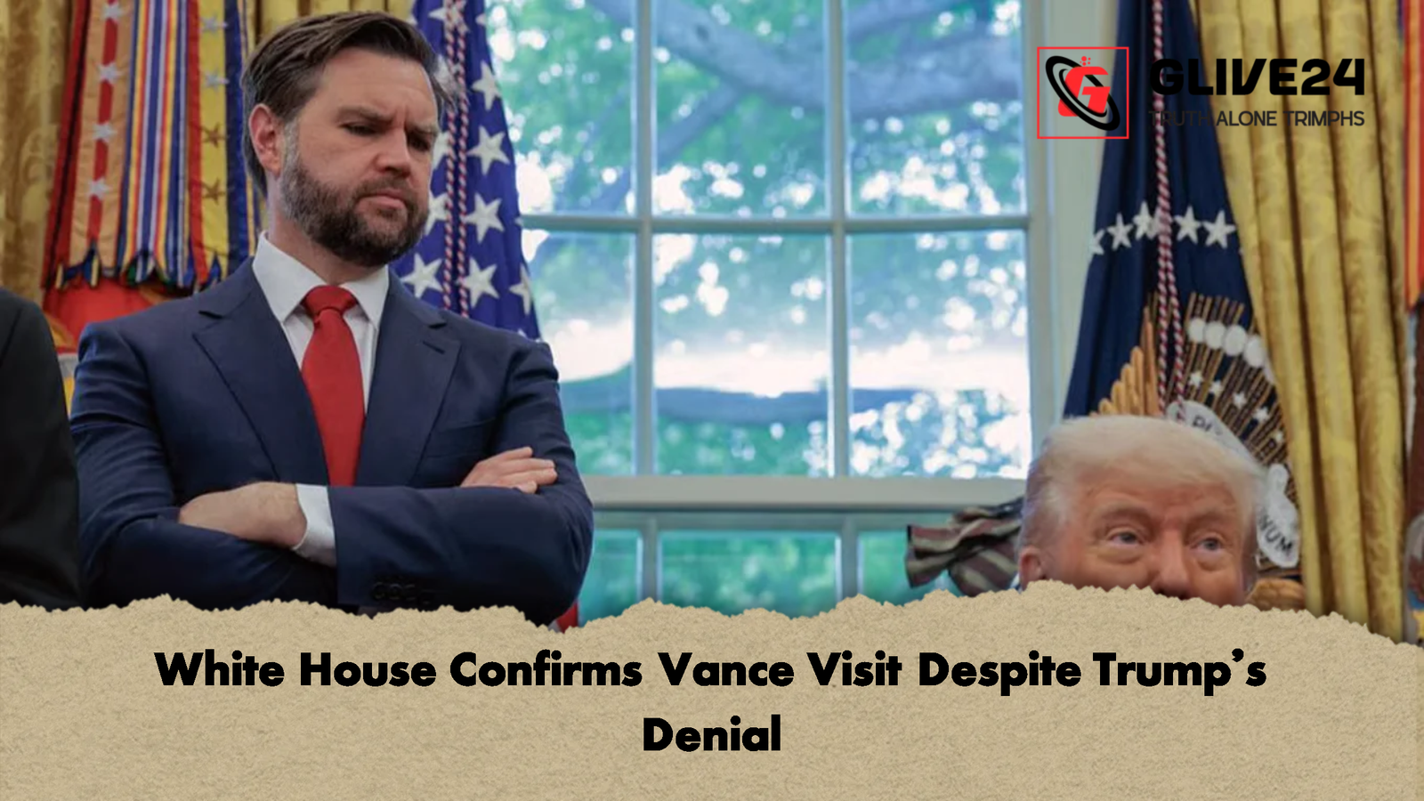 White House Confirms Vance Visit Despite Trumps Denial 2 White House Confirms Vance Visit Despite Trump's Denial