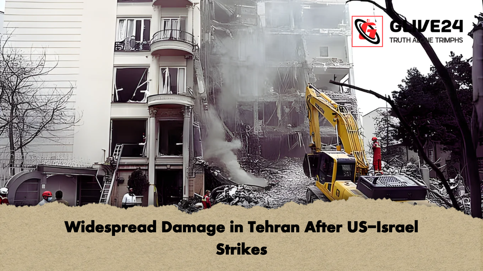 Widespread Damage in Tehran After US Israel Strikes Widespread Damage in Tehran After US-Israel Strikes