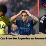 World Cup Blow for Argentina as Romero Injured World Cup Blow for Argentina as Romero Injured