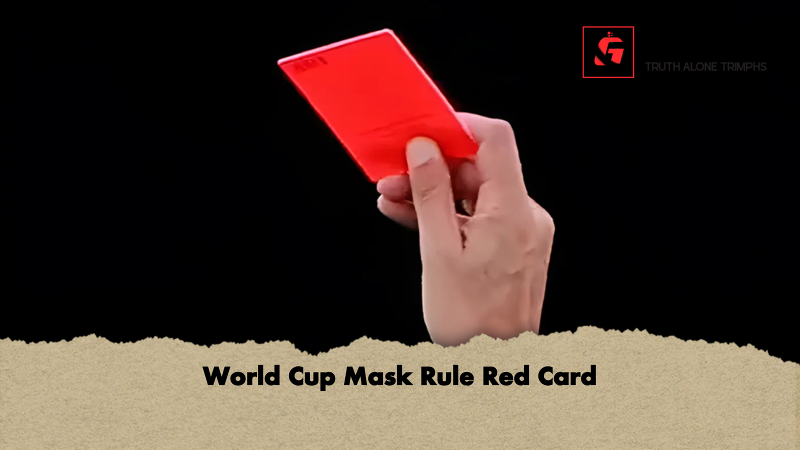 World Cup Mask Rule Red Card World Cup Mask Rule Red Card