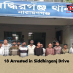 18 Arrested in Siddhirganj Drive 18 Arrested in Siddhirganj Drive