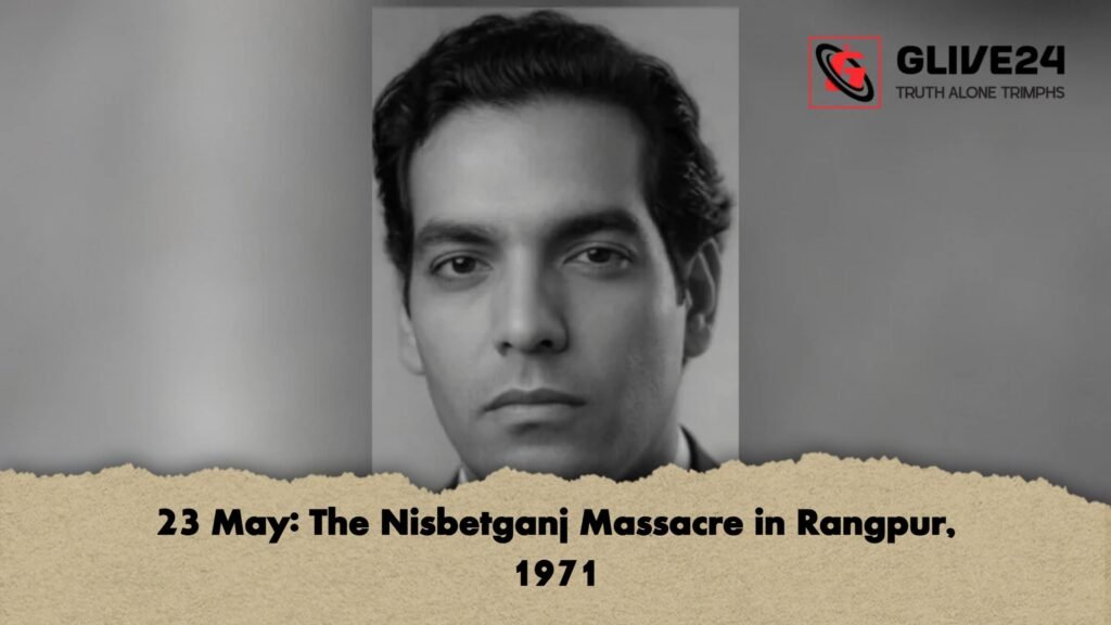 23 May: The Nisbetganj Massacre in Rangpur, 1971 3 23 May The Nisbetganj Massacre in Rangpur 1971 1 23 May: The Nisbetganj Massacre in Rangpur, 1971