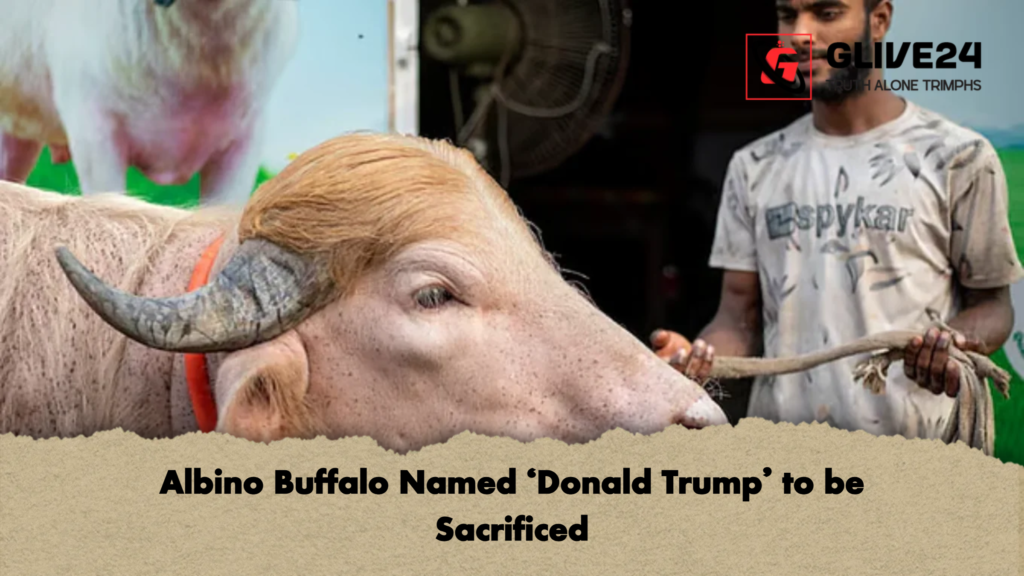 Albino Buffalo Named Donald Trump to be Sacrificed Albino Buffalo Named 'Donald Trump' to be Sacrificed