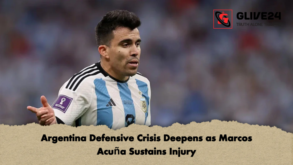 Argentina Defensive Crisis Deepens as Marcos Acuna Sustains Injury Argentina Defensive Crisis Deepens as Marcos Acuña Sustains Injury