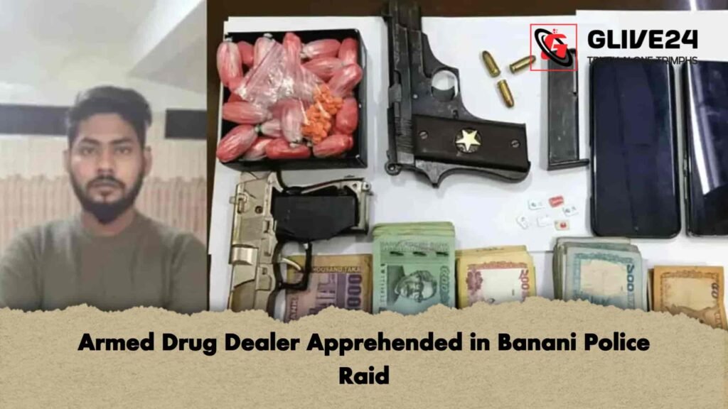 Armed Drug Dealer Apprehended in Banani Police Raid 2 Armed Drug Dealer Apprehended in Banani Police Raid