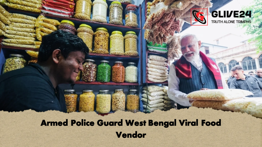 Armed Police Guard West Bengal Viral Food Vendor 2 Armed Police Guard West Bengal Viral Food Vendor