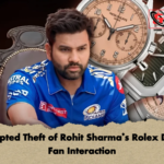 Attempted Theft of Rohit Sharmas Rolex During Fan Interaction Attempted Theft of Rohit Sharma’s Rolex During Fan Interaction
