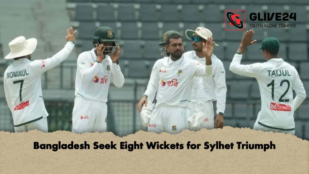 Bangladesh Seek Eight Wickets for Sylhet Triumph