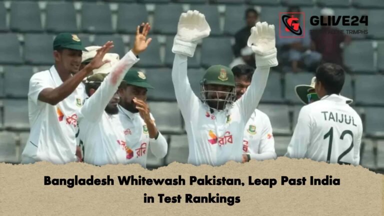 Bangladesh Whitewash Pakistan, Leap Past India in Test Rankings
