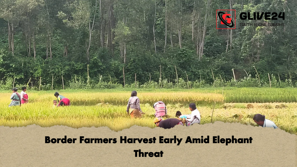 Border Farmers Harvest Early Amid Elephant Threat Border Farmers Harvest Early Amid Elephant Threat
