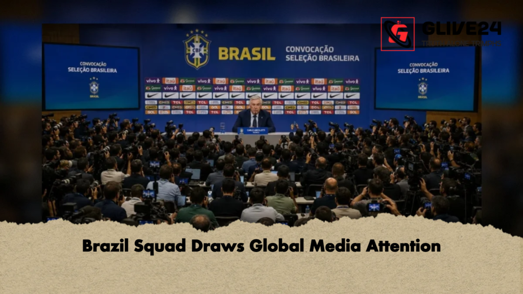 Brazil Squad Draws Global Media Attention Brazil Squad Draws Global Media Attention