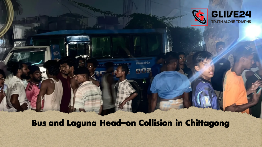 Bus and Laguna Head on Collision in Chittagong 2 Bus and Laguna Head-on Collision in Chittagong