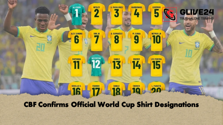 CBF Confirms Official World Cup Shirt Designations 1 CBF Confirms Official World Cup Shirt Designations