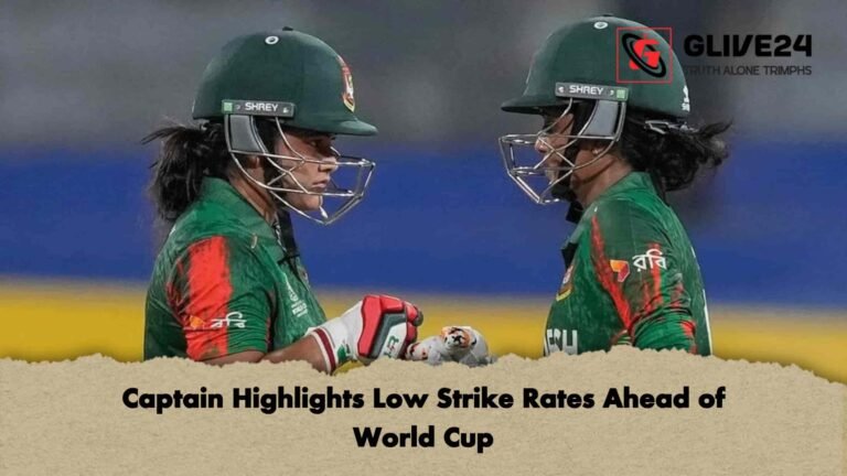 Captain Highlights Low Strike Rates Ahead of World Cup