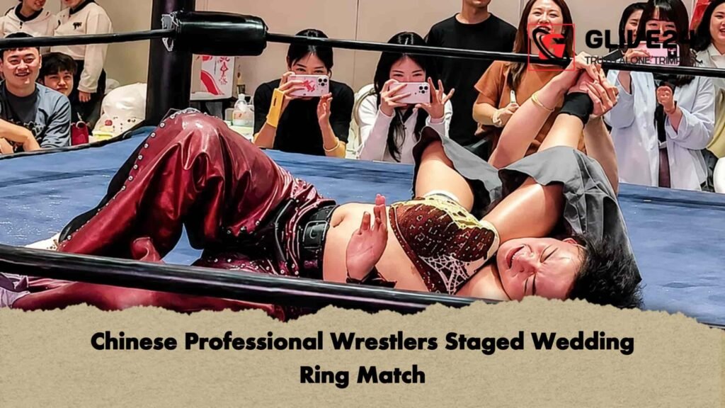 Chinese Professional Wrestlers Staged Wedding Ring Match