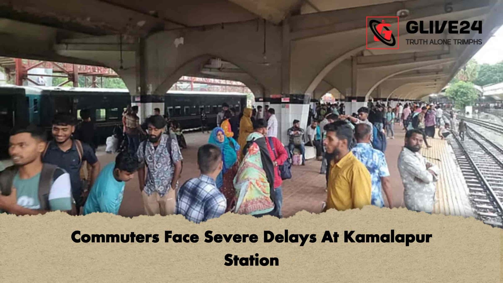 Commuters Face Severe Delays At Kamalapur Station