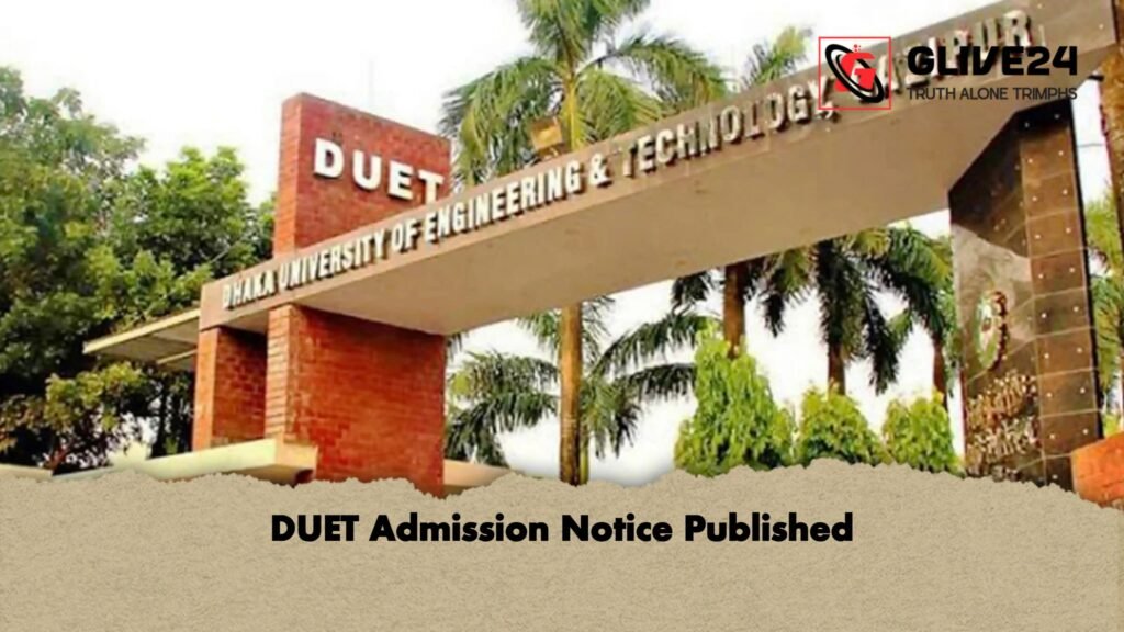 DUET Admission Notice Published 1 DUET Admission Notice Published