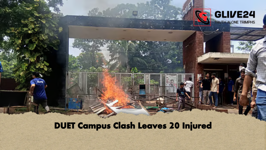 DUET Campus Clash Leaves 20 Injured DUET Campus Clash Leaves 20 Injured