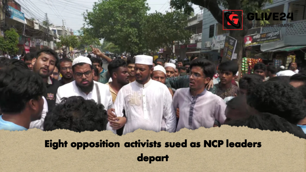Eight opposition activists sued as NCP leaders depart 3 Eight opposition activists sued as NCP leaders depart 2 Eight opposition activists sued as NCP leaders depart