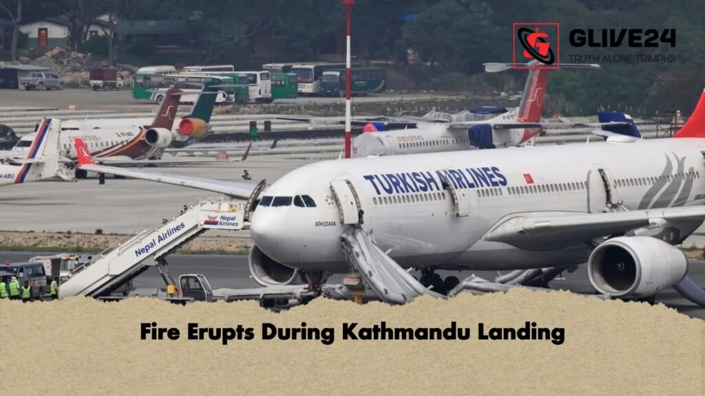 Fire Erupts During Kathmandu Landing 1 Fire Erupts During Kathmandu Landing