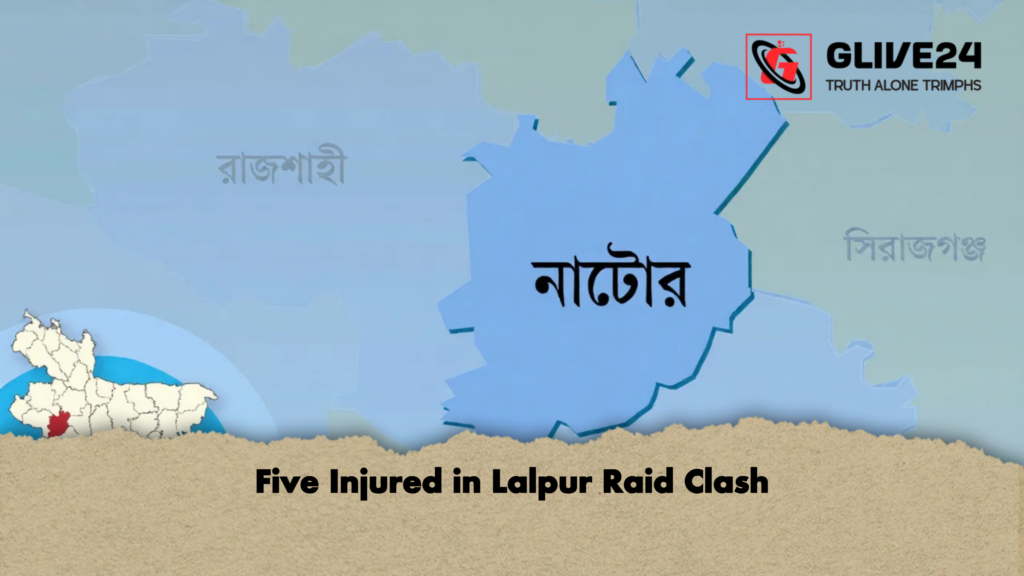 Five Injured in Lalpur Raid Clash 2 Five Injured in Lalpur Raid Clash