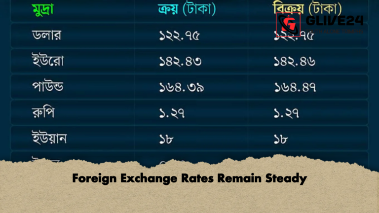 Foreign Exchange Rates Remain Steady Foreign Exchange Rates Remain Steady