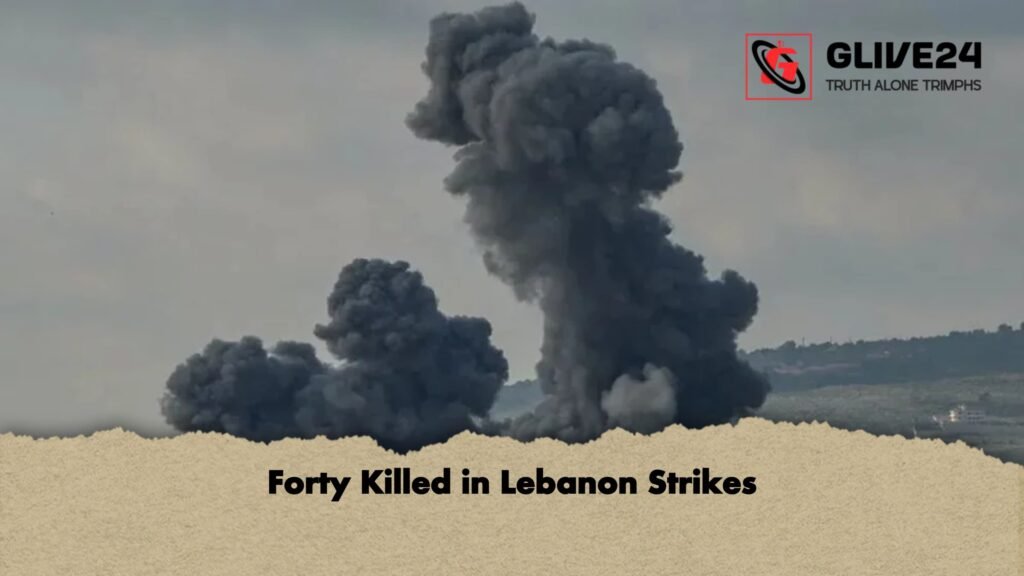 Forty Killed in Lebanon Strikes Forty Killed in Lebanon Strikes
