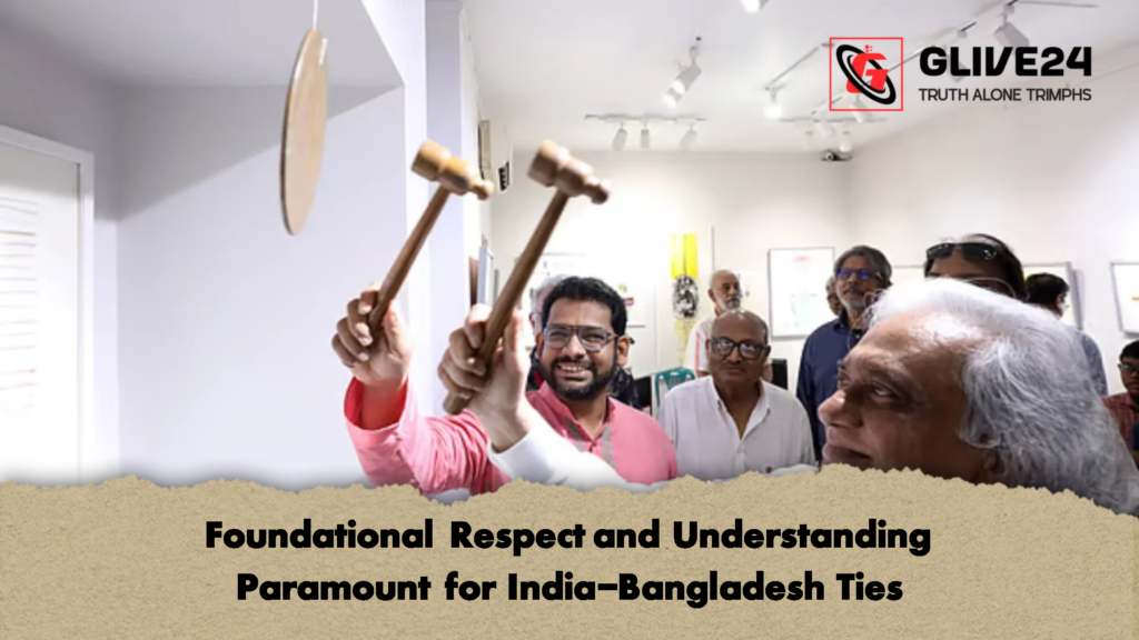 Foundational Respect and Understanding Paramount for India Bangladesh Ties Foundational Respect and Understanding Paramount for India-Bangladesh Ties