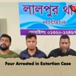 Four Arrested in Extortion Case Four Arrested in Extortion Case