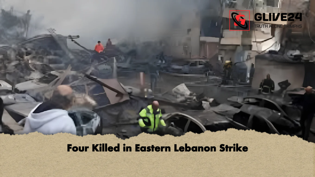 Four Killed in Eastern Lebanon Strike Four Killed in Eastern Lebanon Strike