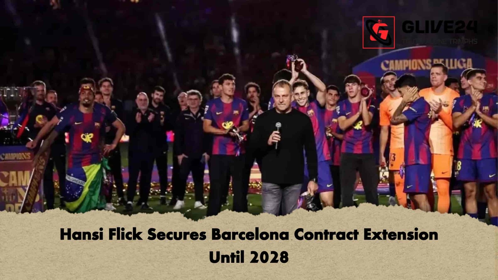 Hansi Flick Secures Barcelona Contract Extension Until 2028 1 Hansi Flick Secures Barcelona Contract Extension Until 2028