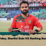 Hridoy Shariful Gain ICC Ranking Boost Hridoy, Shariful Gain ICC Ranking Boost