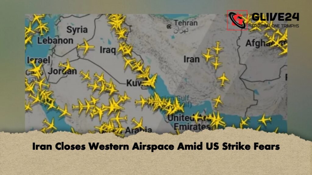 Iran Closes Western Airspace Amid US Strike Fears 1 Iran Closes Western Airspace Amid US Strike Fears