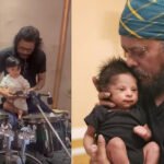 James Shares Drumming Moment with Son James Shares Drumming Moment with Son