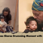 James Shares Drumming Moment with Son James Shares Drumming Moment with Son