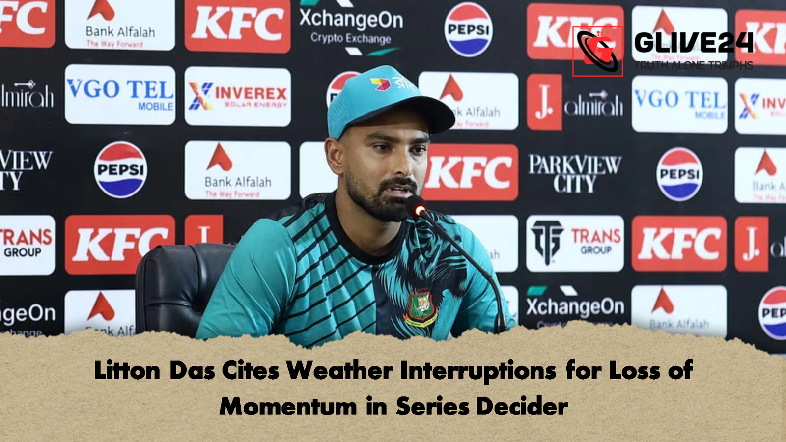 Litton Das Cites Weather Interruptions for Loss of Momentum in Series Decider Litton Das Cites Weather Interruptions for Loss of Momentum in Series Decider