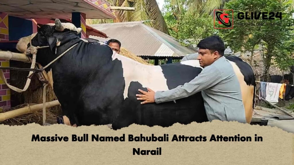 Massive Bull Named Bahubali Attracts Attention in Narail