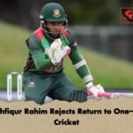 Mushfiqur Rahim Rejects Return to One-Day Cricket