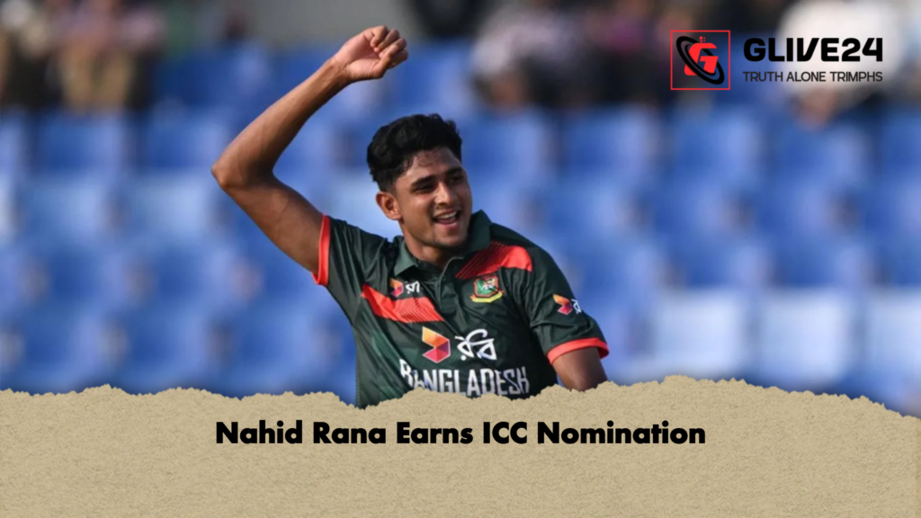 Nahid Rana Earns ICC Nomination Nahid Rana Earns ICC Nomination