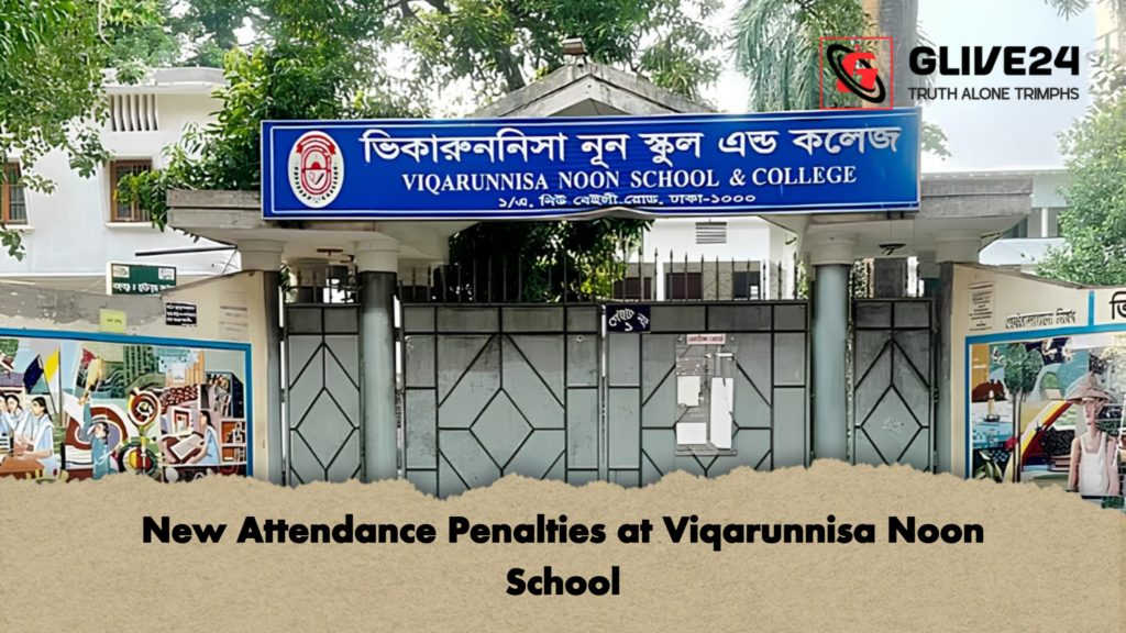 New Attendance Penalties at Viqarunnisa Noon School New Attendance Penalties at Viqarunnisa Noon School
