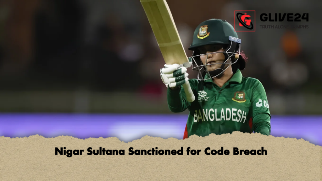 Nigar Sultana Sanctioned for Code Breach Nigar Sultana Sanctioned for Code Breach