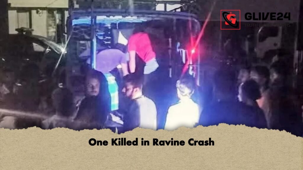 One Killed in Ravine Crash 1 One Killed in Ravine Crash