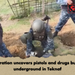 Operation uncovers pistols and drugs buried underground in Teknaf Operation uncovers pistols and drugs buried underground in Teknaf