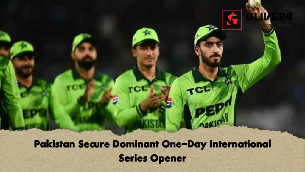 Pakistan Secure Dominant One-Day International Series Opener