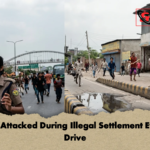 Police Attacked During Illegal Settlement Eviction Drive 1 Police Attacked During Illegal Settlement Eviction Drive