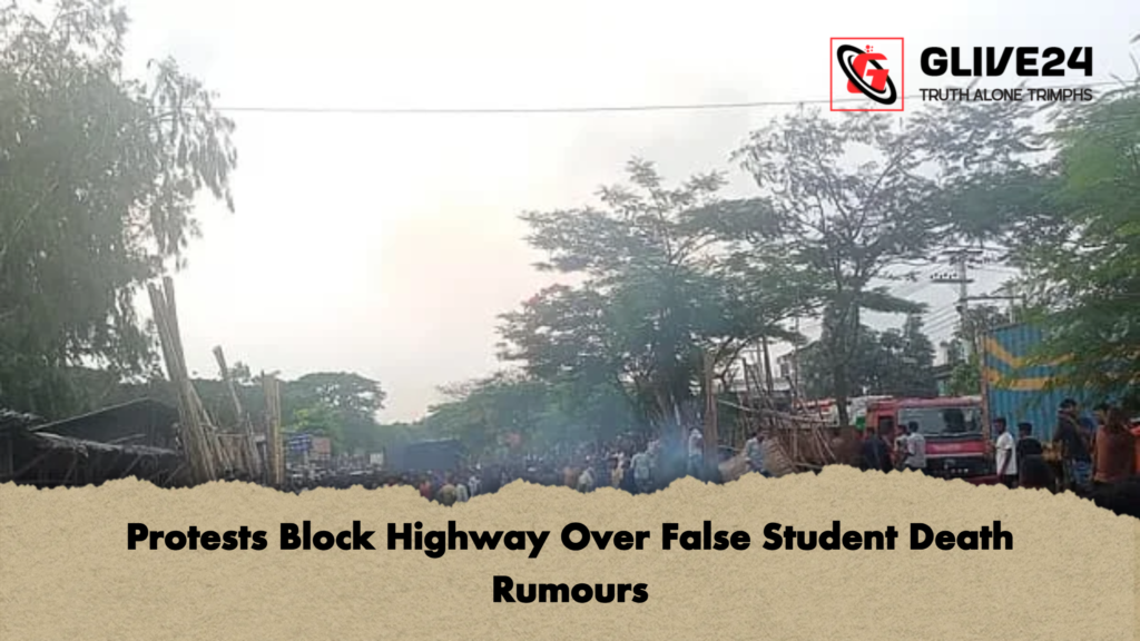Protests Block Highway Over False Student Death Rumours 2 Protests Block Highway Over False Student Death Rumours Protests Block Highway Over False Student Death Rumours