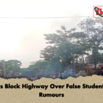 Protests Block Highway Over False Student Death Rumours Protests Block Highway Over False Student Death Rumours